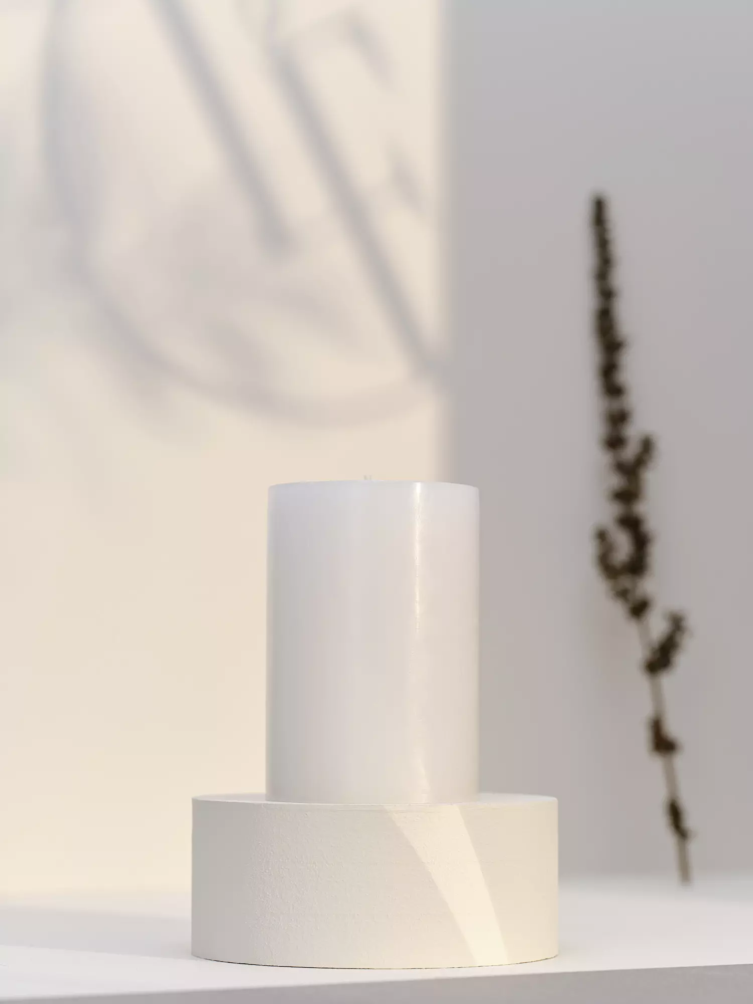 Bougie blanche diam. 60 mm x haut. 165 mm, durée de vie 38h, cylindrique -  Kit bougies - Creavea